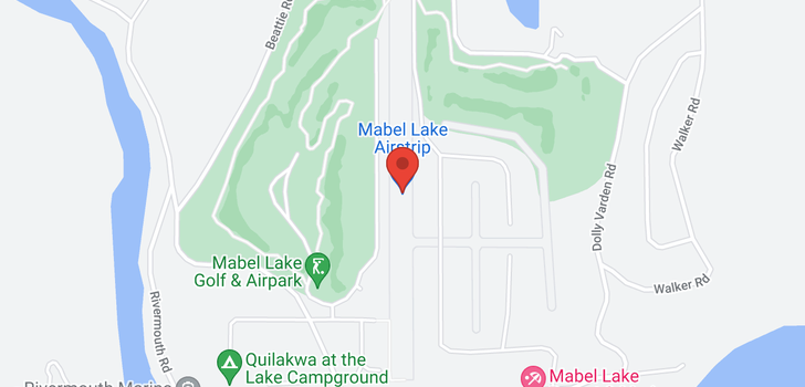 map of 1153 Mabel Lake Road